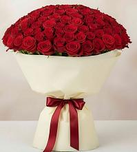 Букет 101 Красная роза Милано в Оржицы