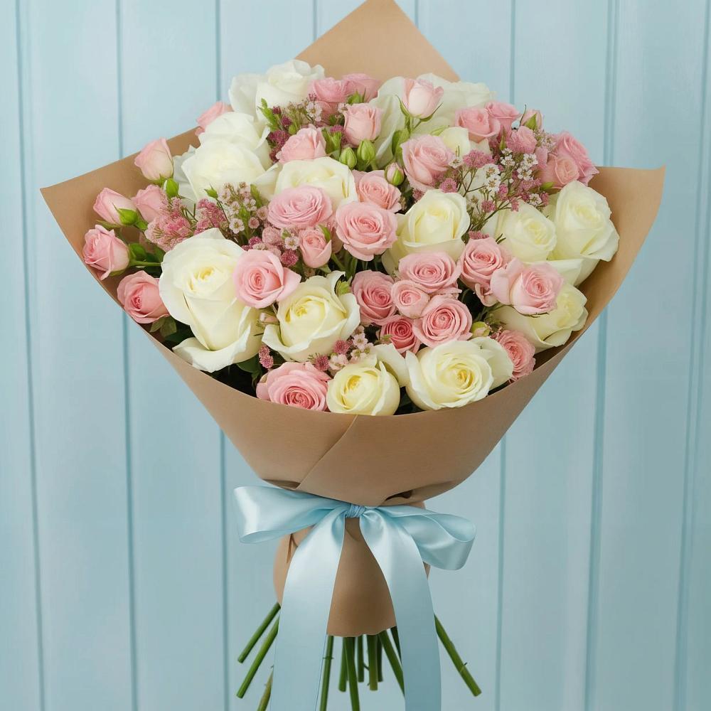 Букет цветов из: Розы в Оржицы