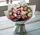 Букет цветов из: Розы, Лизиантусы и Гвоздики в Оржицы