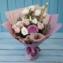 Букет цветов из:  Розы и Лизиантусы #REPLACE_PRED# Оржицы