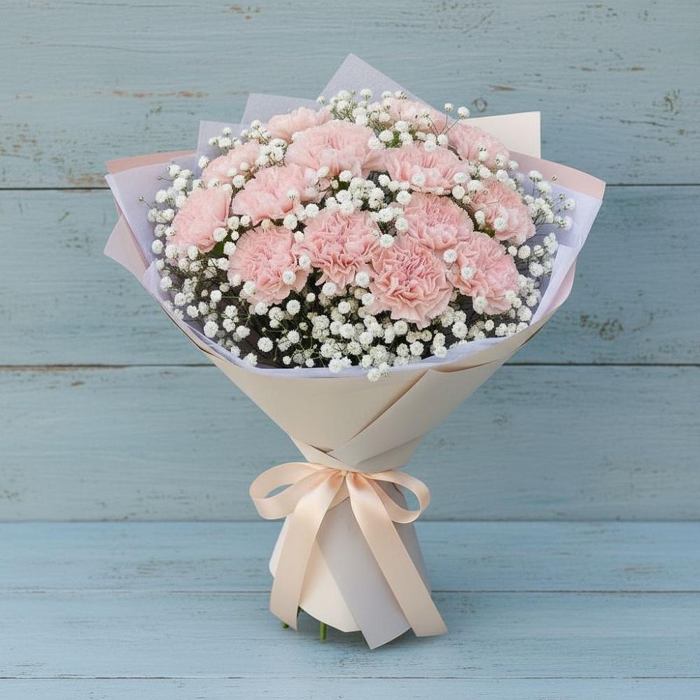 Букет цветов из: Гвоздики в Оржицы