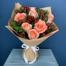 Букет цветов из:  Розы и Альстромерии #REPLACE_PRED# Оржицы