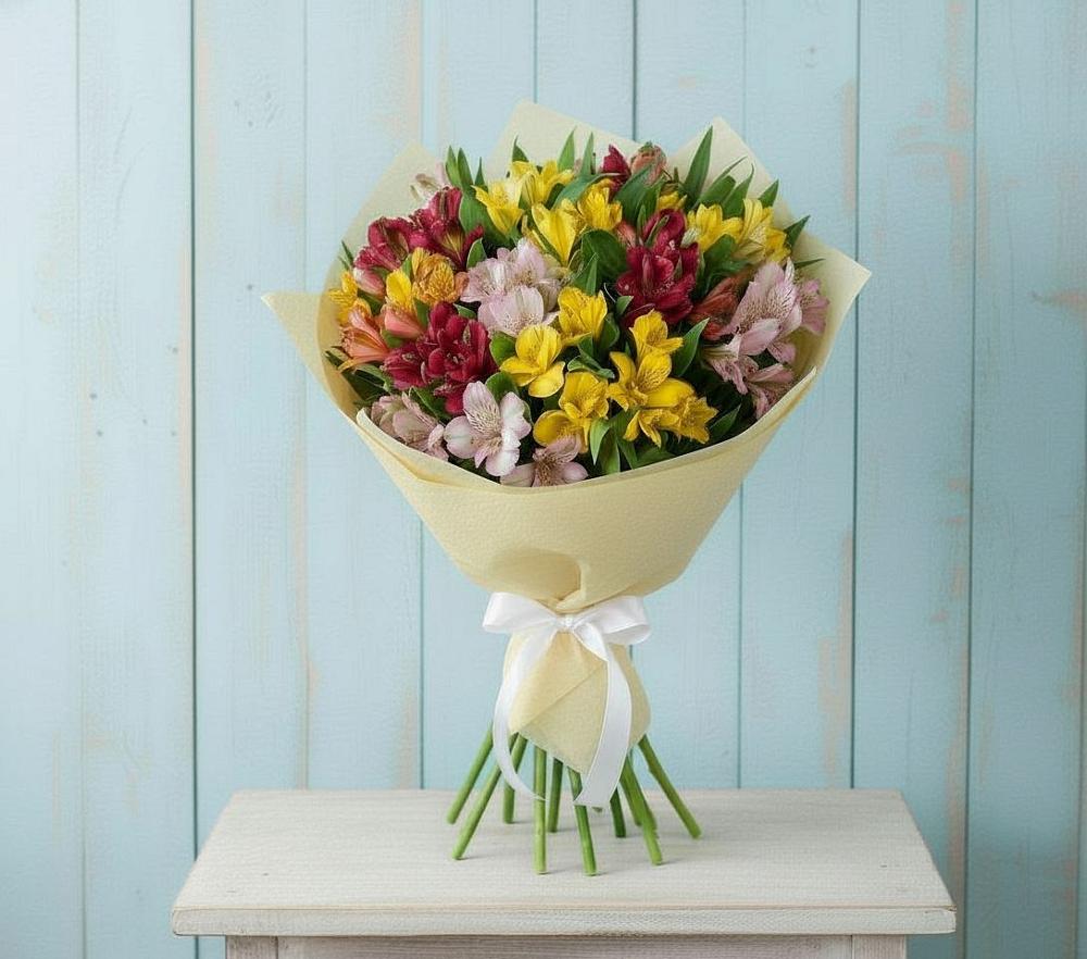 Букет цветов из: Альстромерии в Оржицы