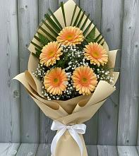 Букет цветов из:  Герберы в Оржицы