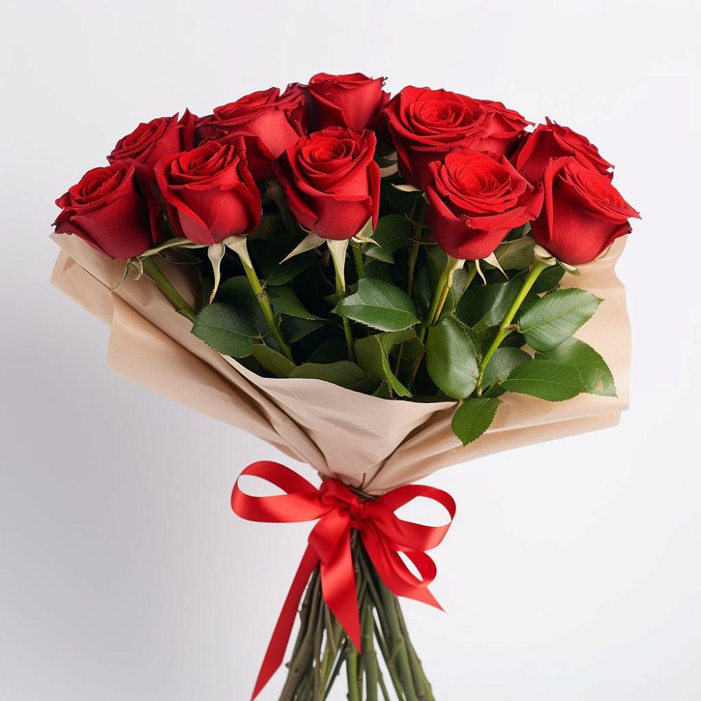 Букет 11 Красных роз Эдлесс Лав в Оржицы
