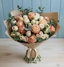Букет цветов из:  Альстромерии и Розы #REPLACE_PRED# Оржицы