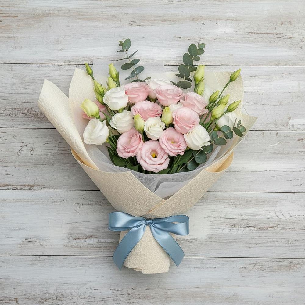 Букет цветов из: Лизиантусы в Оржицы